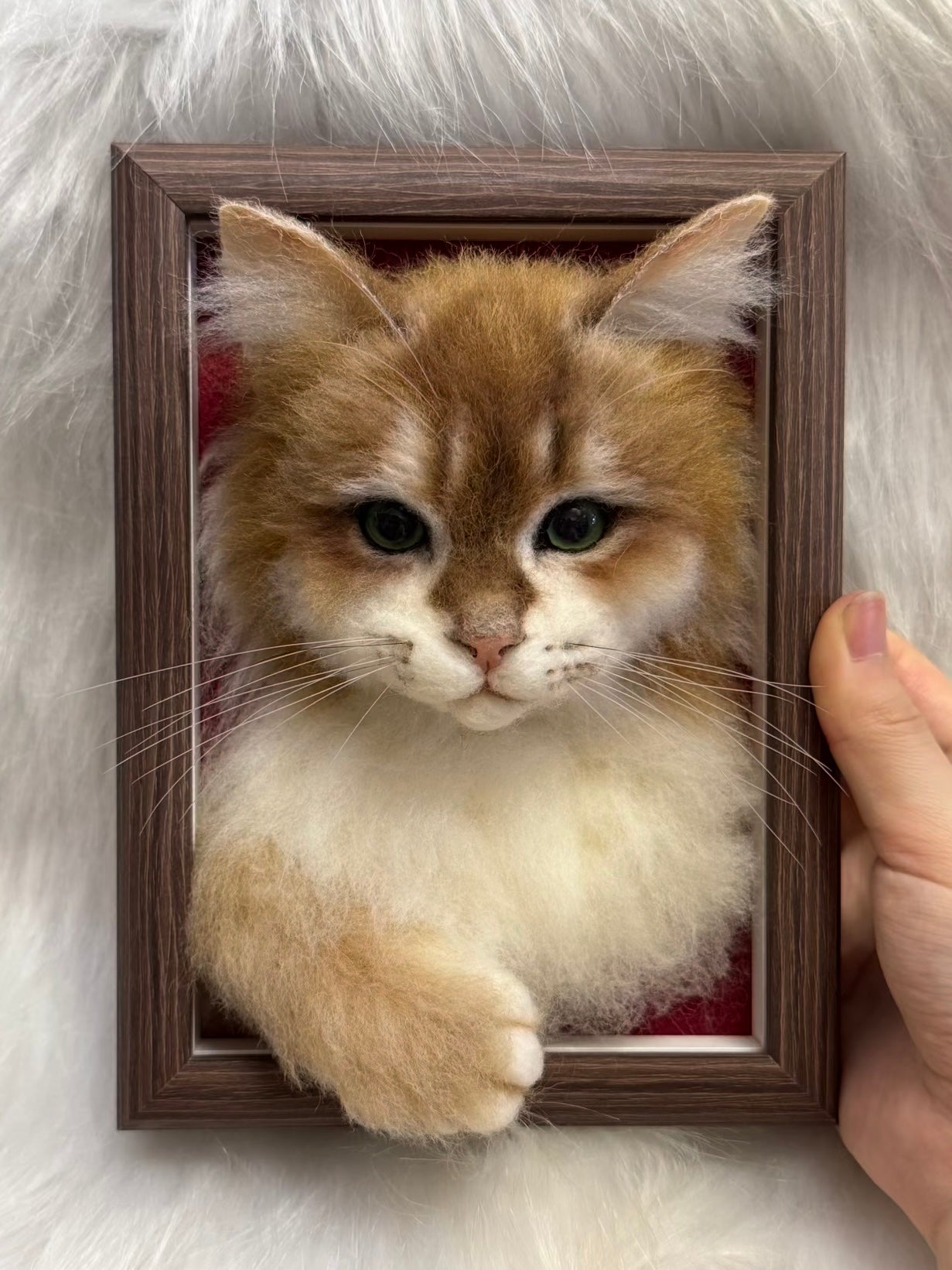 Framed Pet Portrait-Cat